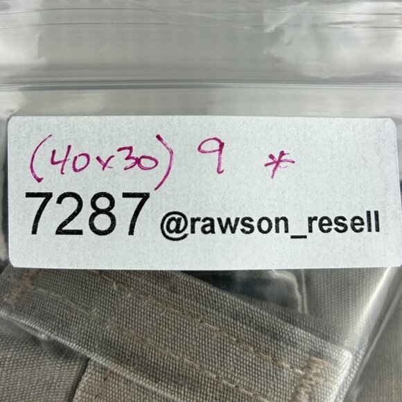 Carhartt Pants Men 40x30 Tan Double Knee Cargo‎ Relaxed Fit B342 Distressed Y2K - Picture 7 of 7